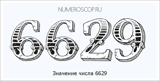 Расшифровка значения числа 6629 по цифрам в нумерологии