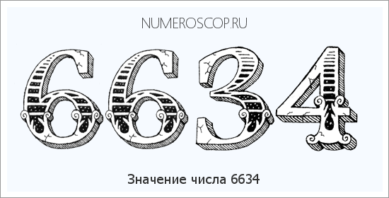 Расшифровка значения числа 6634 по цифрам в нумерологии
