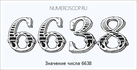 Расшифровка значения числа 6638 по цифрам в нумерологии