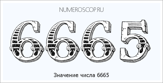 Расшифровка значения числа 6665 по цифрам в нумерологии