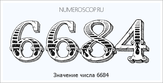Расшифровка значения числа 6684 по цифрам в нумерологии