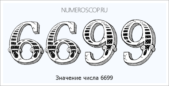 Расшифровка значения числа 6699 по цифрам в нумерологии