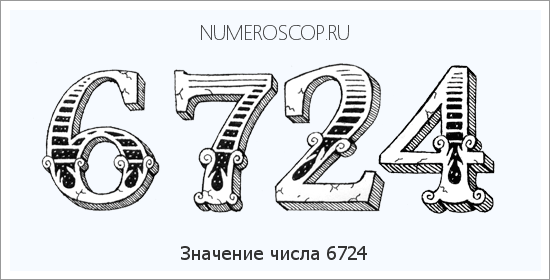 Расшифровка значения числа 6724 по цифрам в нумерологии