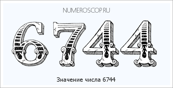 Расшифровка значения числа 6744 по цифрам в нумерологии