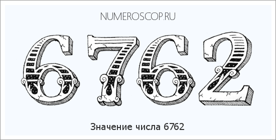 Расшифровка значения числа 6762 по цифрам в нумерологии