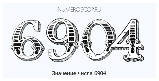 Расшифровка значения числа 6904 по цифрам в нумерологии