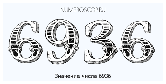Расшифровка значения числа 6936 по цифрам в нумерологии