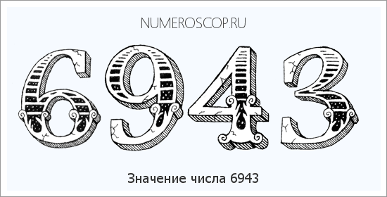 Расшифровка значения числа 6943 по цифрам в нумерологии