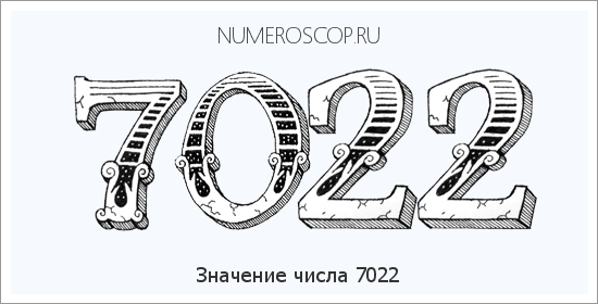Расшифровка значения числа 7022 по цифрам в нумерологии