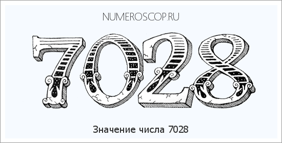 Расшифровка значения числа 7028 по цифрам в нумерологии