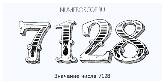 Расшифровка значения числа 7128 по цифрам в нумерологии