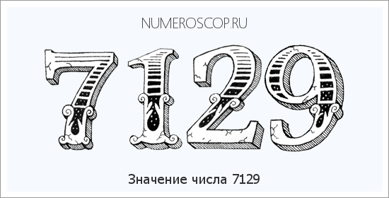 Расшифровка значения числа 7129 по цифрам в нумерологии