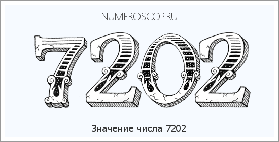 Расшифровка значения числа 7202 по цифрам в нумерологии