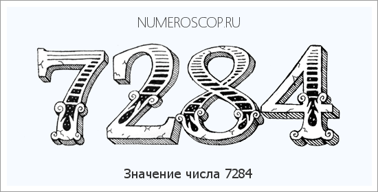 Расшифровка значения числа 7284 по цифрам в нумерологии