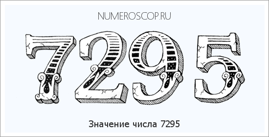 Расшифровка значения числа 7295 по цифрам в нумерологии