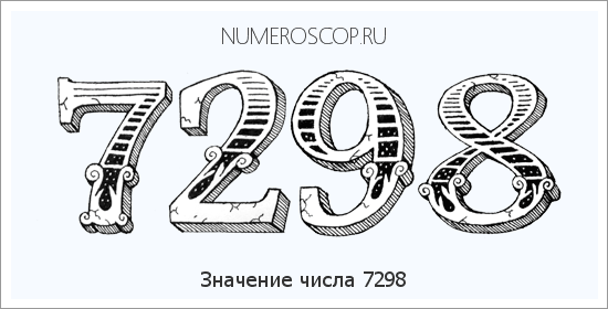 Расшифровка значения числа 7298 по цифрам в нумерологии