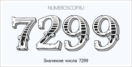 Расшифровка значения числа 7299 по цифрам в нумерологии