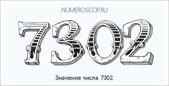 Расшифровка значения числа 7302 по цифрам в нумерологии