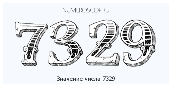 Расшифровка значения числа 7329 по цифрам в нумерологии