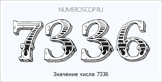 Расшифровка значения числа 7336 по цифрам в нумерологии