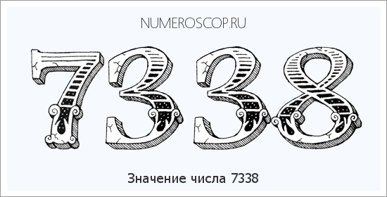 Расшифровка значения числа 7338 по цифрам в нумерологии