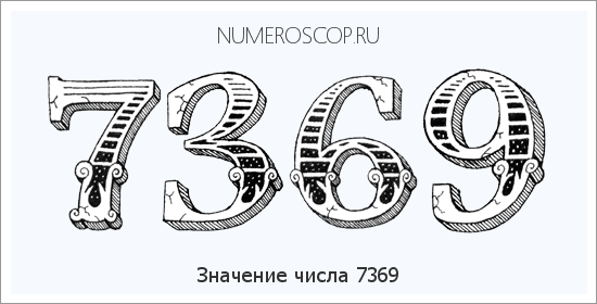 Расшифровка значения числа 7369 по цифрам в нумерологии