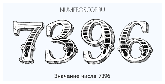 Расшифровка значения числа 7396 по цифрам в нумерологии