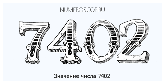 Расшифровка значения числа 7402 по цифрам в нумерологии