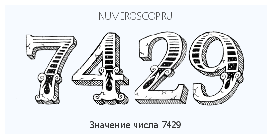 Расшифровка значения числа 7429 по цифрам в нумерологии