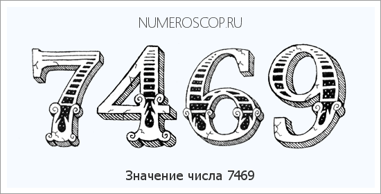 Расшифровка значения числа 7469 по цифрам в нумерологии