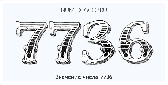 Расшифровка значения числа 7736 по цифрам в нумерологии