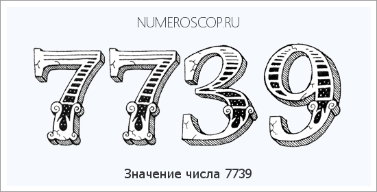 Расшифровка значения числа 7739 по цифрам в нумерологии