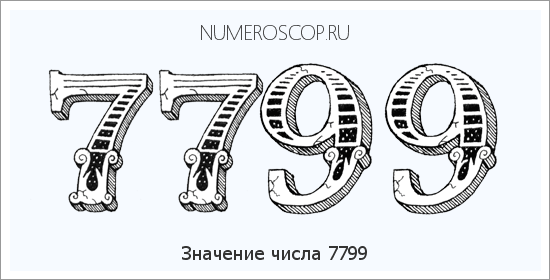 Расшифровка значения числа 7799 по цифрам в нумерологии
