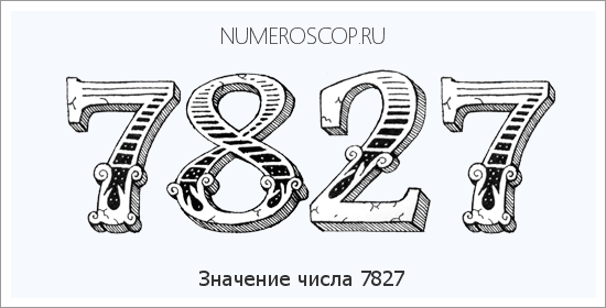 Расшифровка значения числа 7827 по цифрам в нумерологии