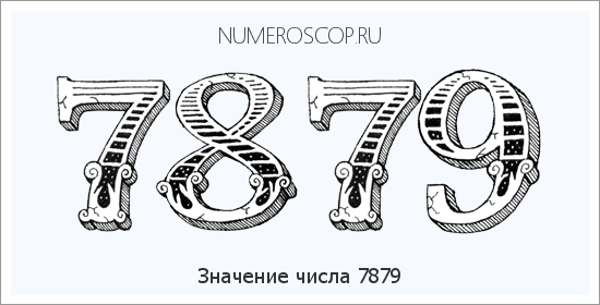 Расшифровка значения числа 7879 по цифрам в нумерологии