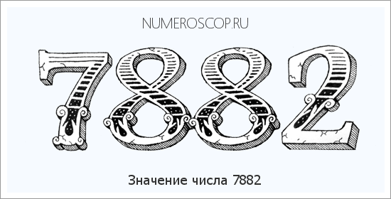 Расшифровка значения числа 7882 по цифрам в нумерологии