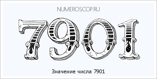Расшифровка значения числа 7901 по цифрам в нумерологии