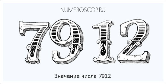 Расшифровка значения числа 7912 по цифрам в нумерологии