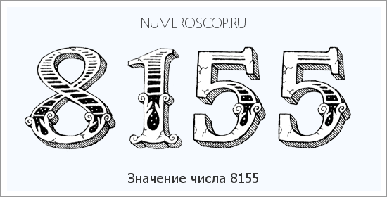 Расшифровка значения числа 8155 по цифрам в нумерологии