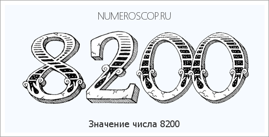 Расшифровка значения числа 8200 по цифрам в нумерологии