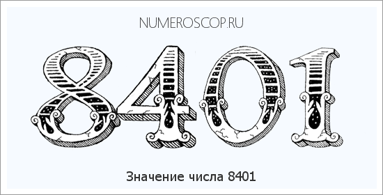 Расшифровка значения числа 8401 по цифрам в нумерологии