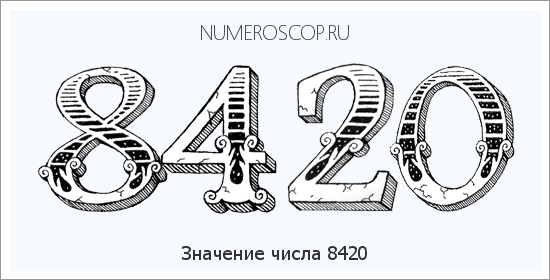 Расшифровка значения числа 8420 по цифрам в нумерологии