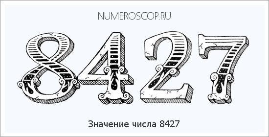 Расшифровка значения числа 8427 по цифрам в нумерологии