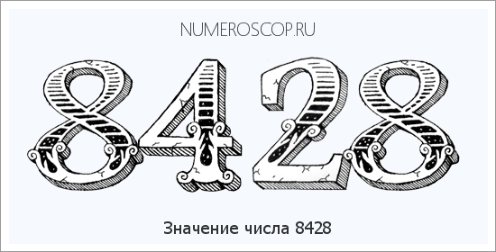 Расшифровка значения числа 8428 по цифрам в нумерологии