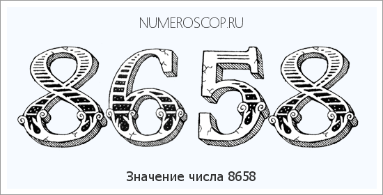 Расшифровка значения числа 8658 по цифрам в нумерологии