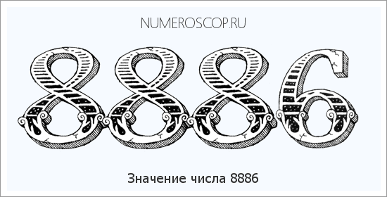 Расшифровка значения числа 8886 по цифрам в нумерологии