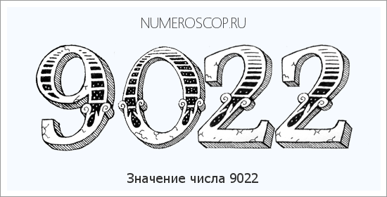Расшифровка значения числа 9022 по цифрам в нумерологии