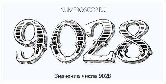 Расшифровка значения числа 9028 по цифрам в нумерологии