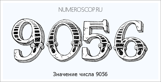 Расшифровка значения числа 9056 по цифрам в нумерологии