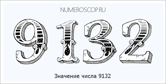 Расшифровка значения числа 9132 по цифрам в нумерологии